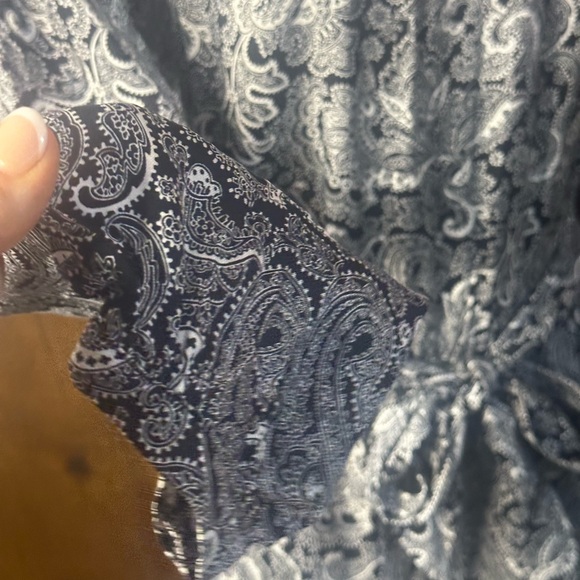 NWT SIZE M-L The Kooples Black and White Long Sleeve Dress - Picture 5 of 11